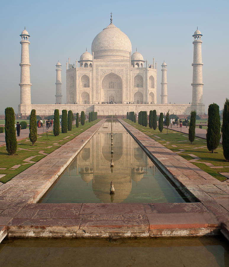 Taj Mahal Reflected Photograph by Mike Reid