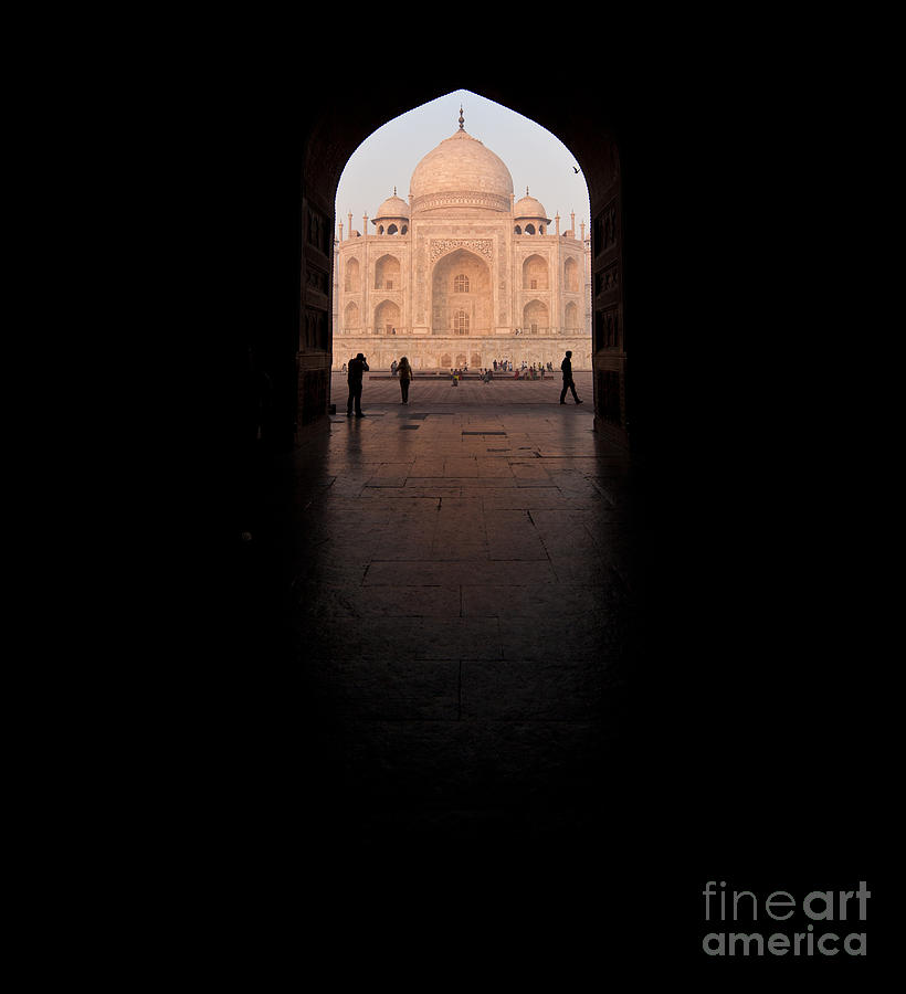 Taj Portal Photograph by Mike Reid