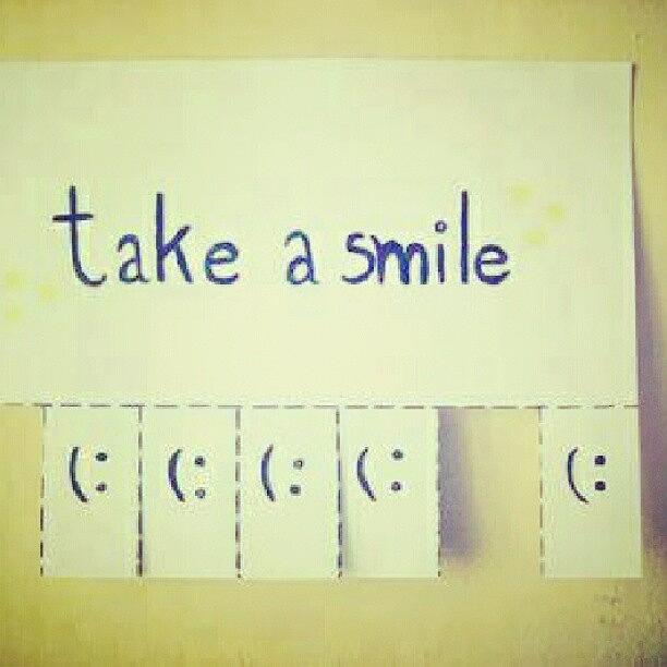 A Photograph - #take #a #smile #and #give #yourself by Mario Isoletta