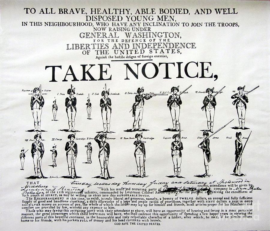 Revolutionary War  Take Notice  Photograph by Susan Carella