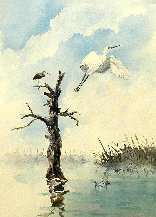 Taking Flight Painting by Gary Partin