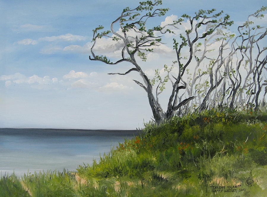 Talbot Island Painting by Larry Whitler