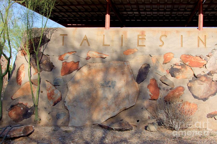 Taliesin Entry - Arizona Photograph by Mary Deal