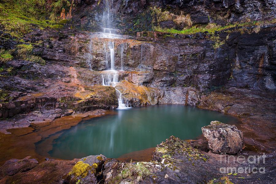 Spring Photograph - Talisker Waterfall by Maciej Markiewicz
