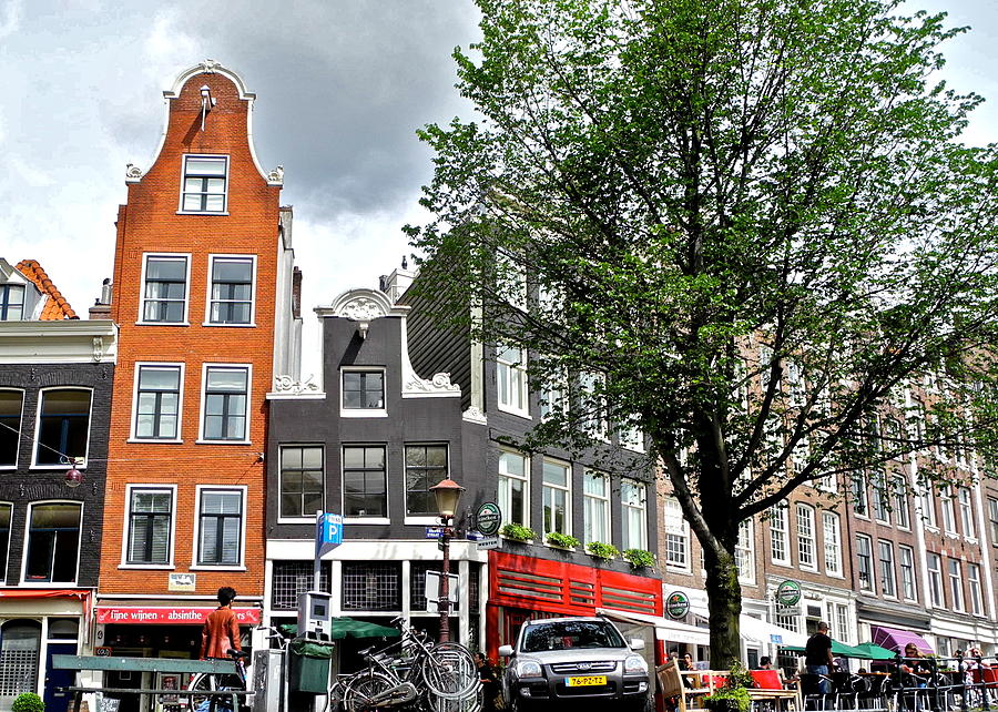 Tall and Slender Dwellings in Amsterdam Photograph by Kirsten Giving
