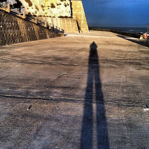Tall Shadow Photograph by Dave Norton