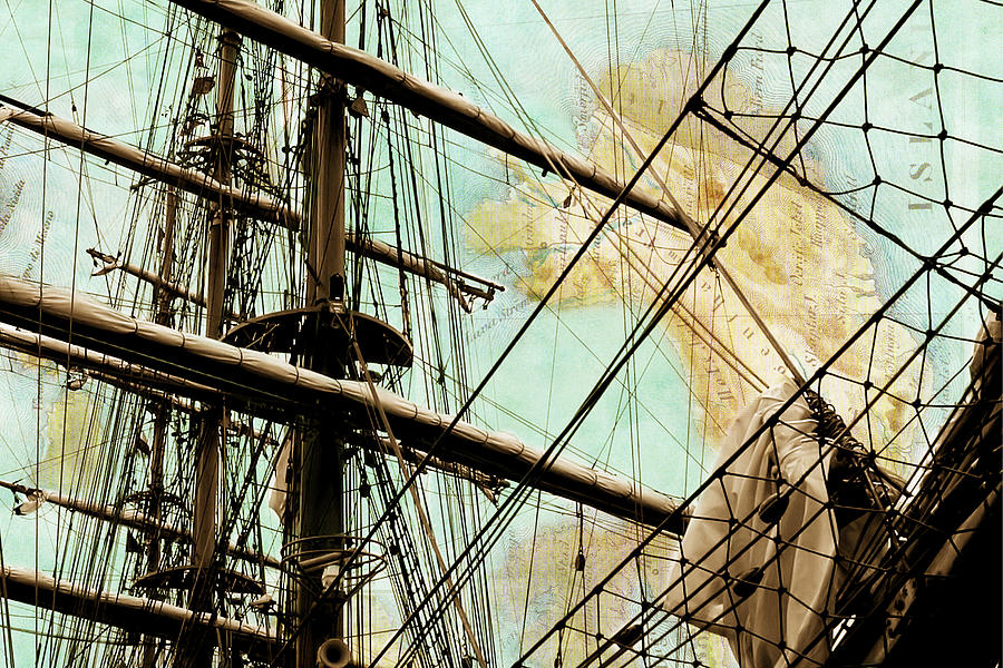 Tall Ship -1 Photograph by Alan Hausenflock