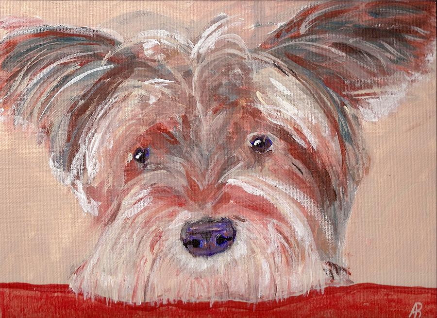 Dog Painting - Tallulah by Arthur Rice