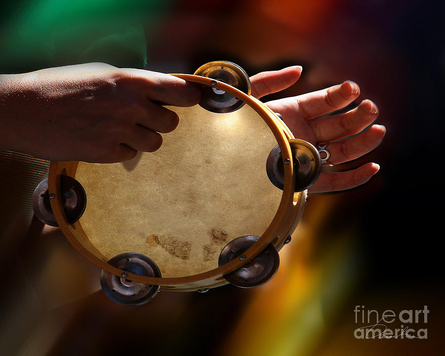 Tambourine Photograph by Danuta Bennett