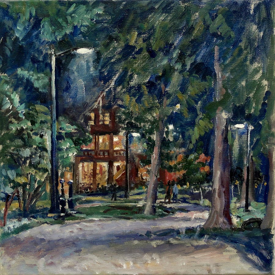 Tanglewood Nocturne Painting by Thor Wickstrom