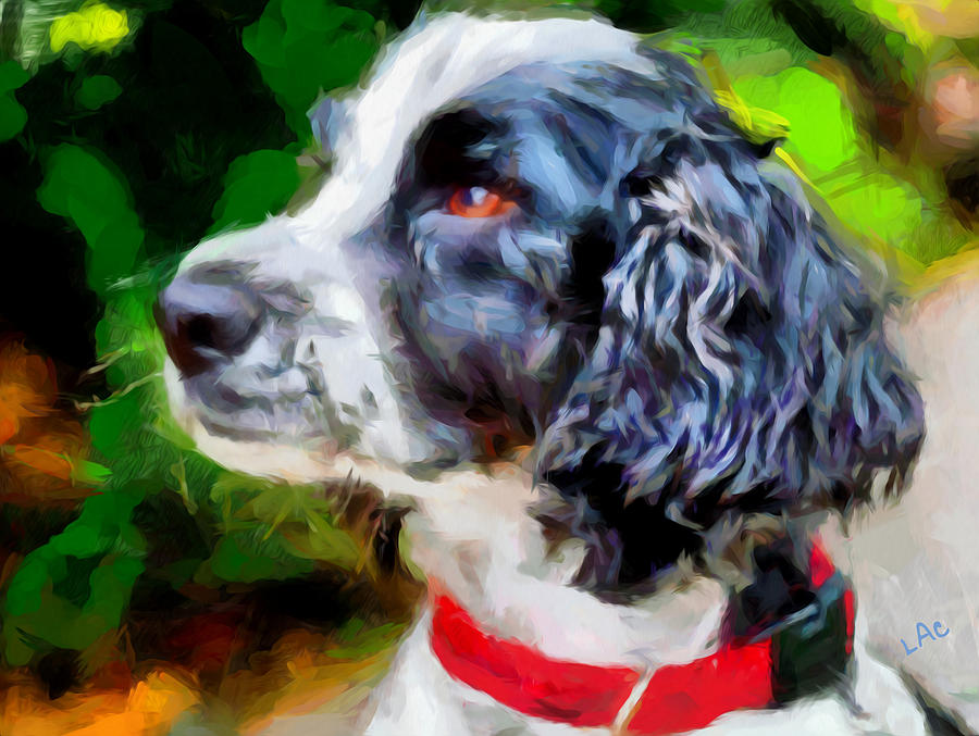 Tango - English Cocker Spaniel Painting by Doggy Lips