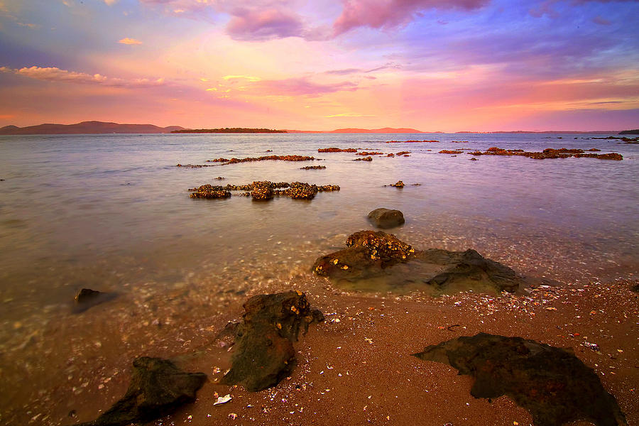 Tanilba Bay Sunset Photograph by Paul Svensen