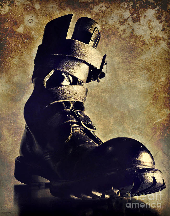 Boot Photograph - Tank Boot by HD Connelly