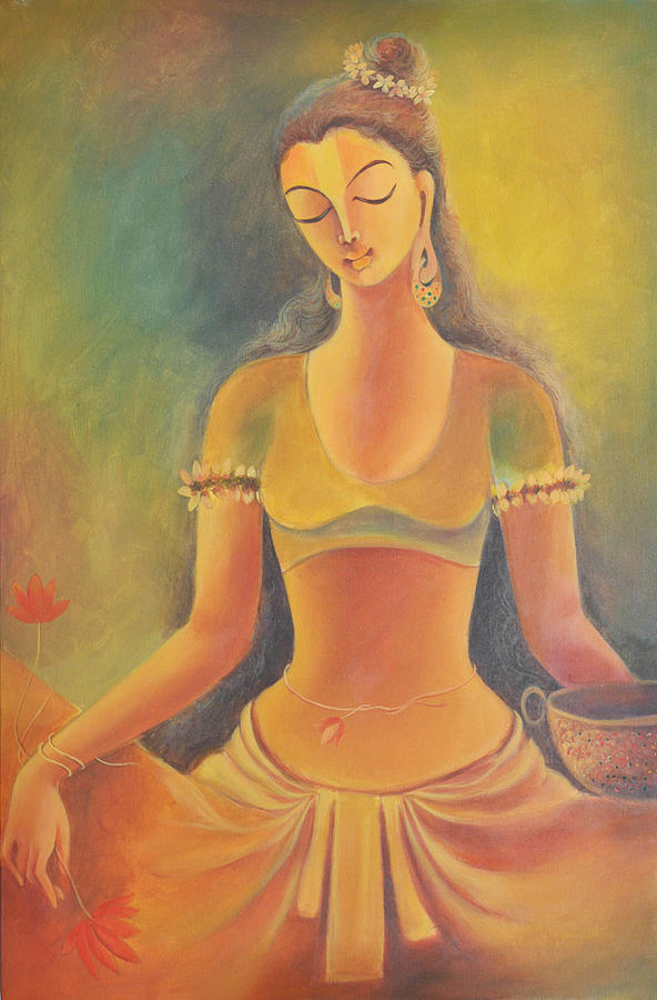 Buddha Painting - Tara - II by Manisha Raju Buddha Painting - Tara - II by Manisha Raju