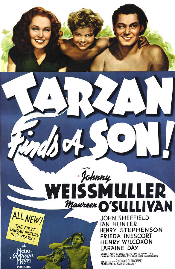 Tarzan Finds A Son Maureen Osullivan Photograph By Everett Fine Art 