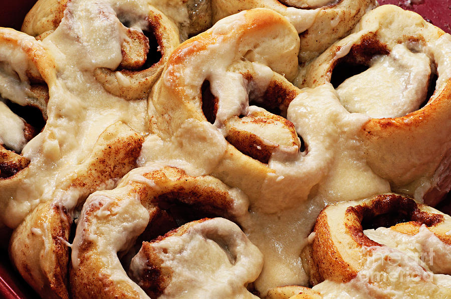 Taste Of Home Cinnamon Rolls Photograph by Andee Design