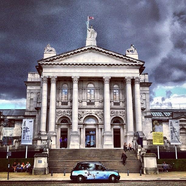 London Photograph - Tate Britain : Black Clouds. #igers by Neil Andrews