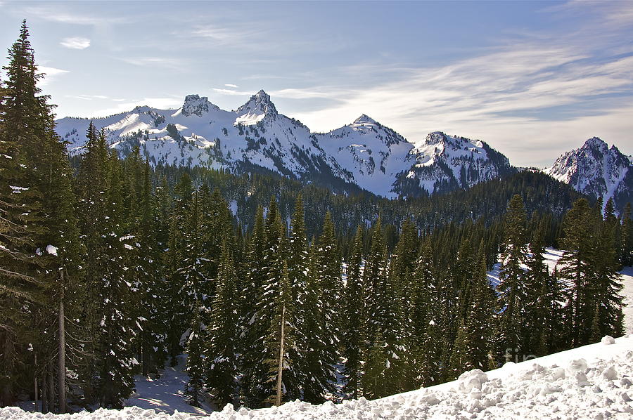 Tatoosh Peaks Photograph by Sean Griffin