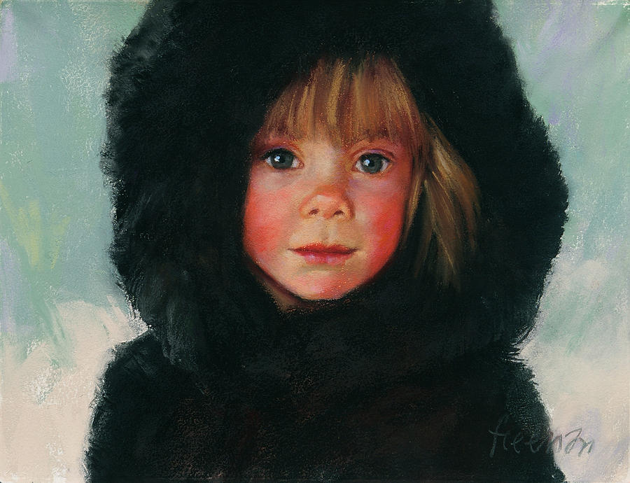 Winter Painting - Tatya by Brian Freeman