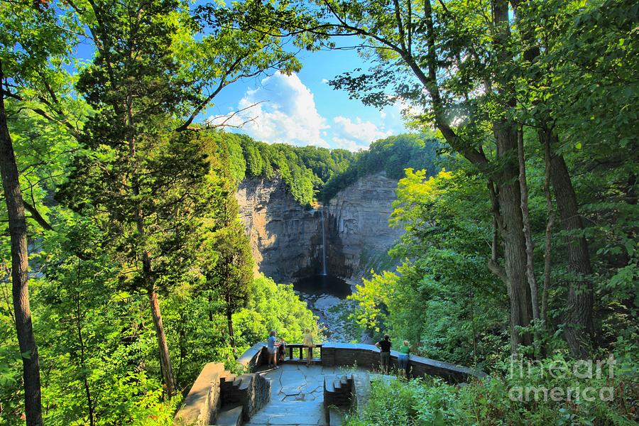 Taughannock Falls State Park Photograph - Taughannock Falls Overlook by Adam Jewell