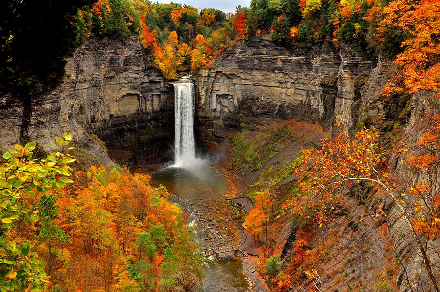 Taughannock Falls Sate Park New York Photograph By Puzzles Shum - Fine 