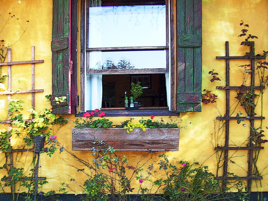 Tavern Window Photograph by Ginny Schmidt
