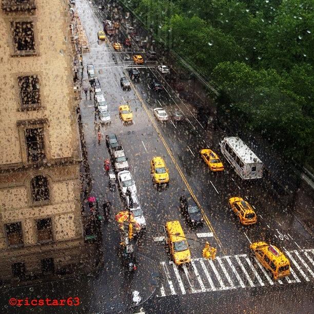 Instagram Photograph - Taxis In The Rain by Ric Spencer