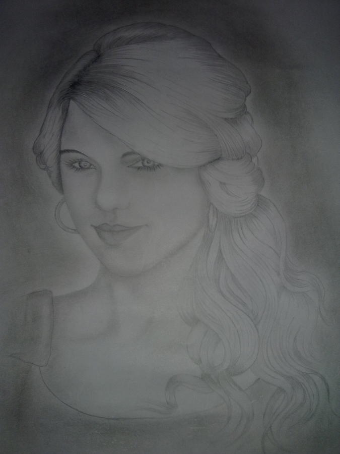 Taylor Swift Drawing by Amarjyoti Roy - Fine Art America