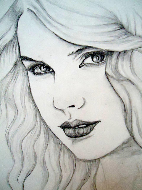 Taylor Swift Drawing - Drawing Fan Art (17666646) - Fanpop