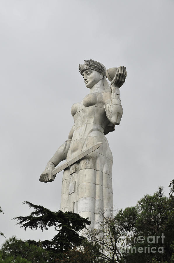 Tbilisi Mother of statue Photograph by Amos Gal Pixels