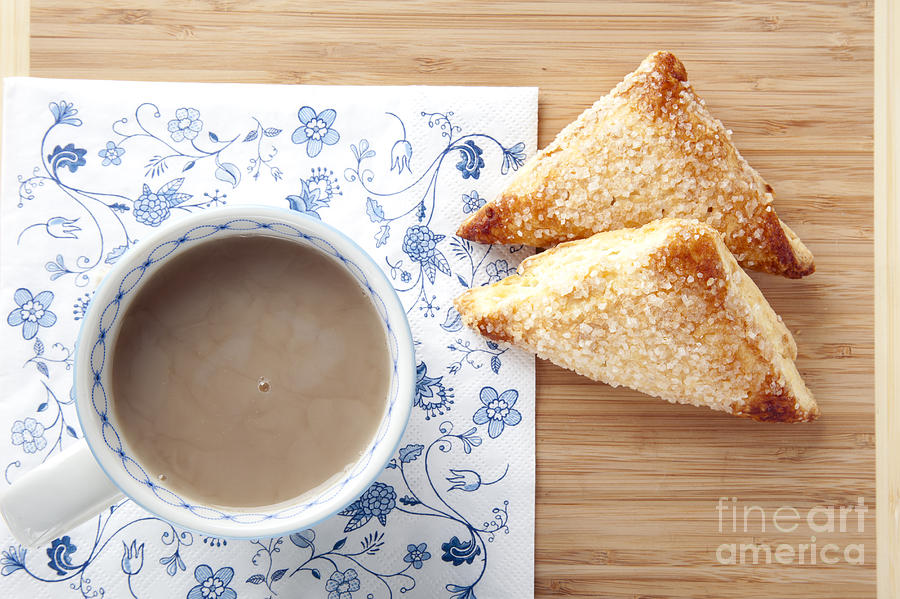 Tea And Pastries Photograph
