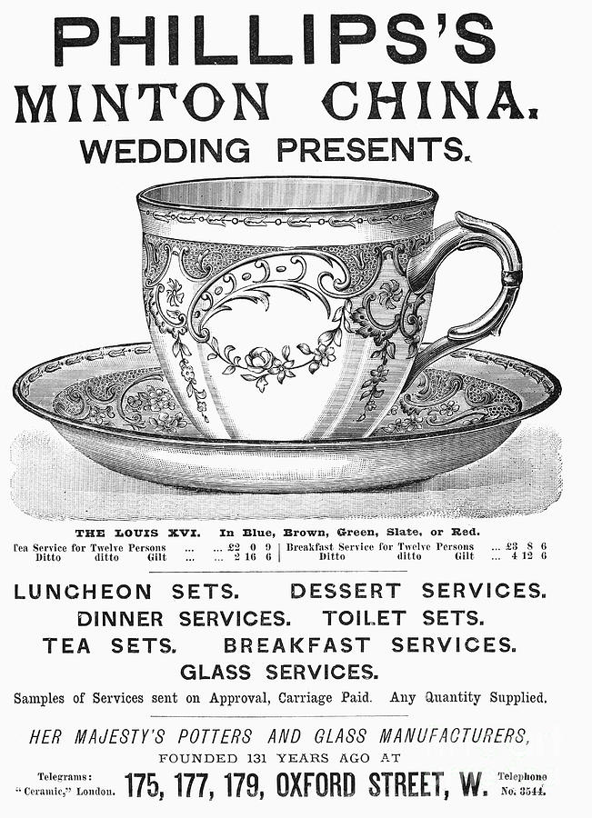 Tea Cup, 1891 Photograph by Granger