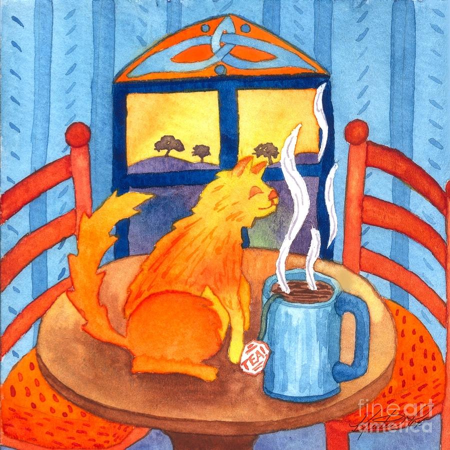 Tea For Me Painting by Kristen Fox