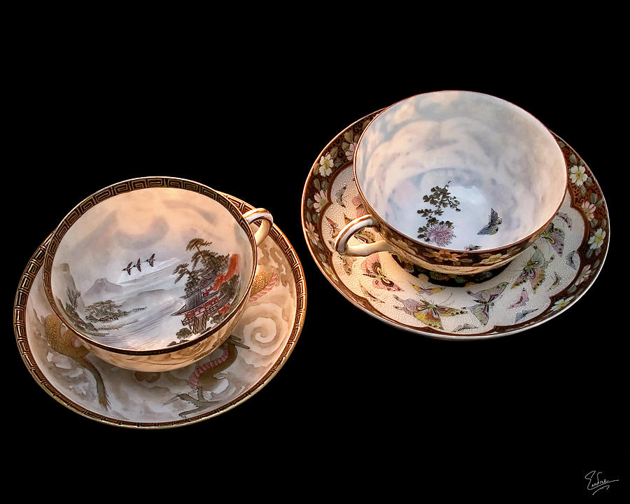 Teacups Photograph by Endre Balogh