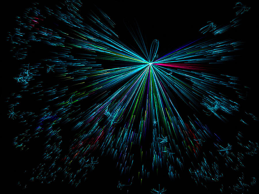 Teal Star Digital Art by Joshua Dwyer - Fine Art America