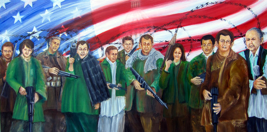 Tealibanization of the USA Painting by Leonardo Ruggieri