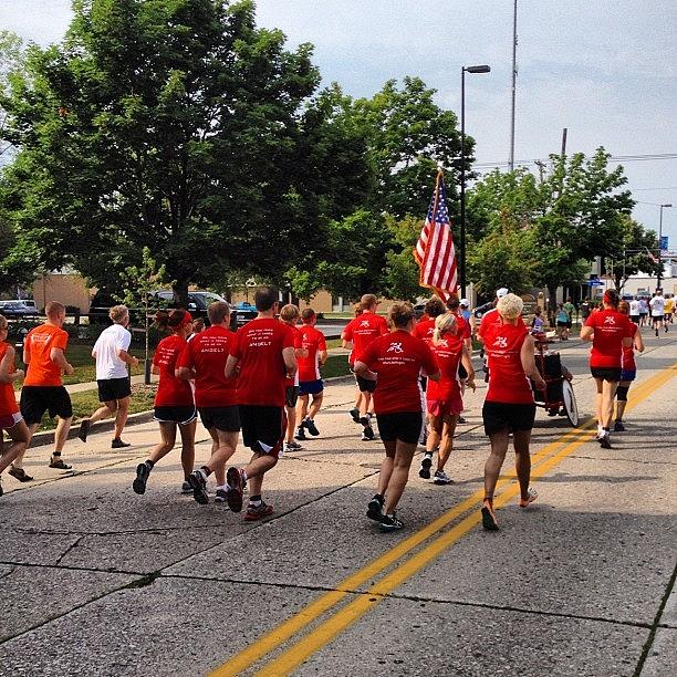 Team Out On @acs_wisconsin Bday 5k! Photograph by MyTEAM TRIUMPH Wisconsin Chapter