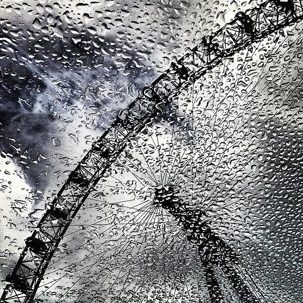 London Photograph - Tears Dry On Their Own : Edf London Eye by Neil Andrews