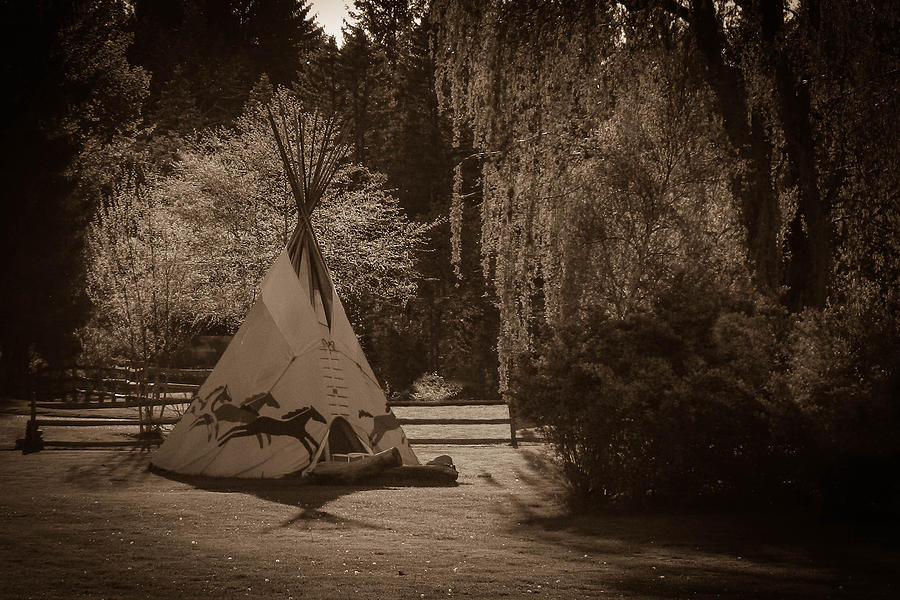 Teepee Photograph by Guy Whiteley