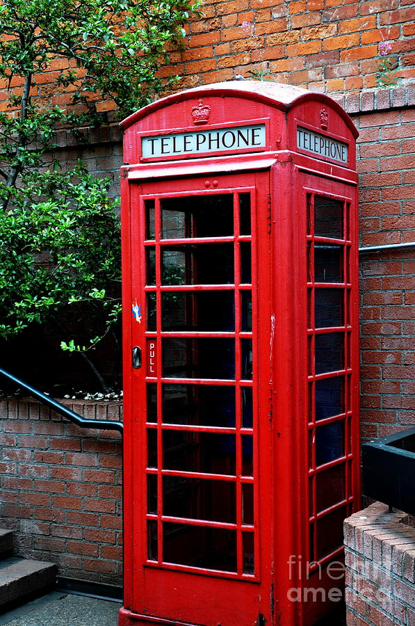 Telephone Booth in Victoria Canada Photograph by Tatyana Searcy