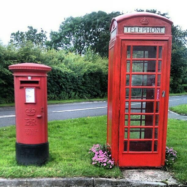 Igrs Photograph - #telephonebox #postbox #red by Kevin Zoller