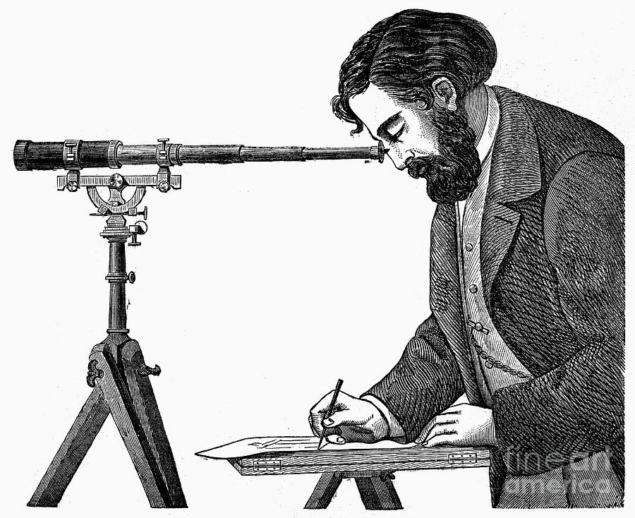 TELESCOPE, 19th CENTURY Photograph by Granger