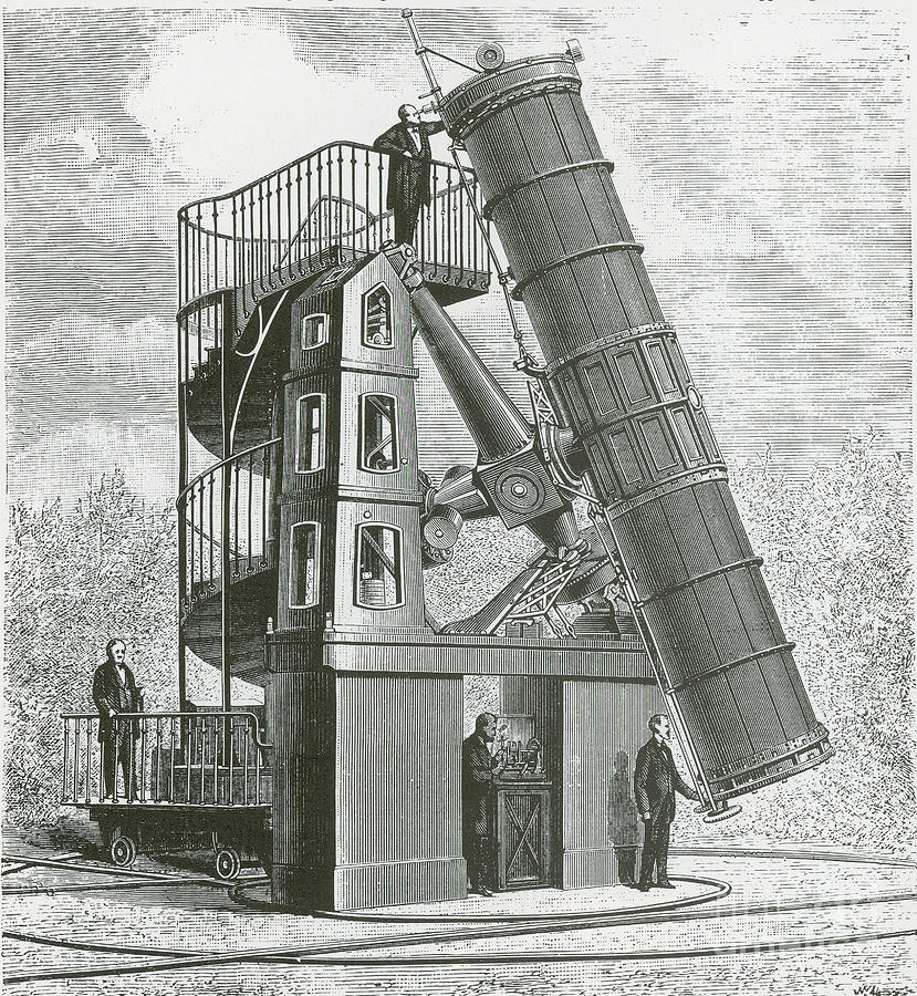 Telescope At The Paris Obervatory Photograph by Science Source
