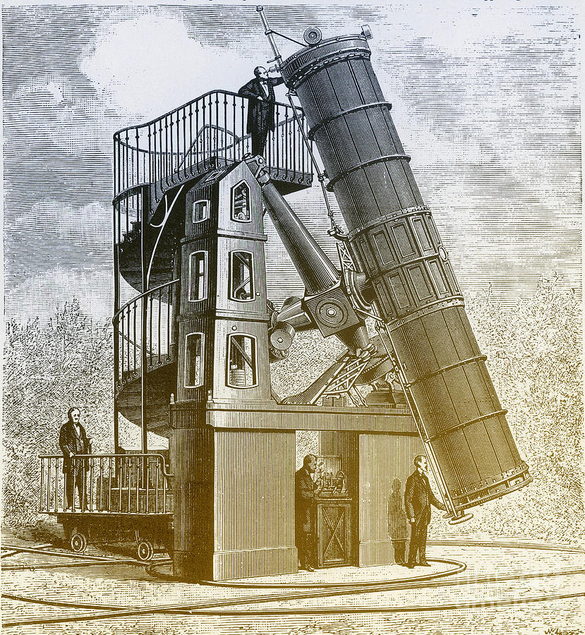 Telescope At The Paris Observatory Photograph by Science Source
