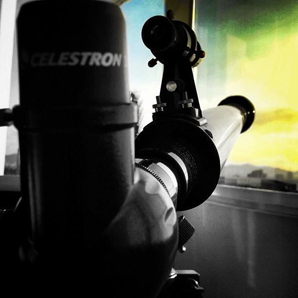 Instagram Photograph - Telescope View From My Window by OpɹᏌnpǝ 