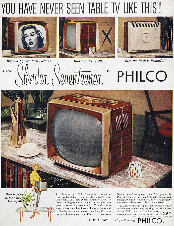 Domestic Photograph - Television Ad, 1957 by Granger