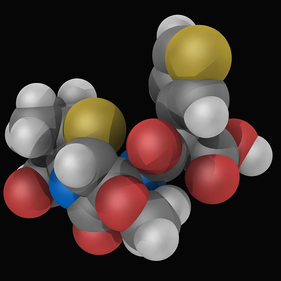 Temocillin Drug Molecule Digital Art by Laguna Design