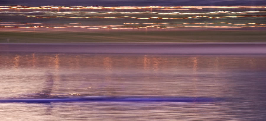 Tempe Photograph - Tempe Town Lake Rowers Abstract 3 by Dave Dilli