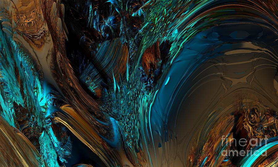 Abstract Digital Art - Tempest by Bernard MICHEL