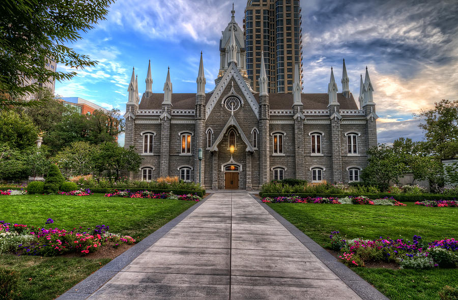 Temple Square Assembly Hall Photograph by Brad Granger